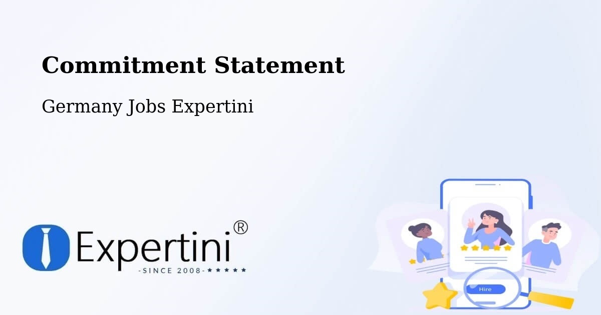 Commitment Statement - Germany Jobs Expertini