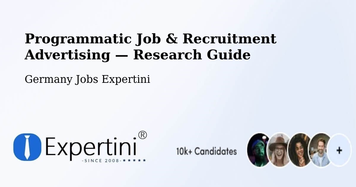 Programmatic Job & Recruitment Advertising — Research Guide – Jerichow